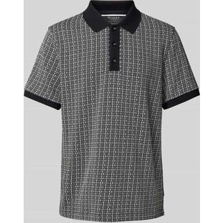 Maerz Herren Polo-Shirt blau gemustert