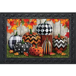 Briarwood Lane mønstrede græskar efterårsperiode blade indendørs udendørs 30 """" x 18 """"