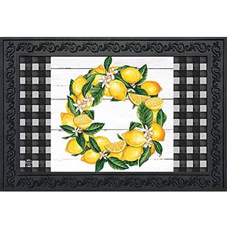 Briarwood Lane Lemon Wrath Summer Doormat Indoor Outdoor 30 """" X 18 """"