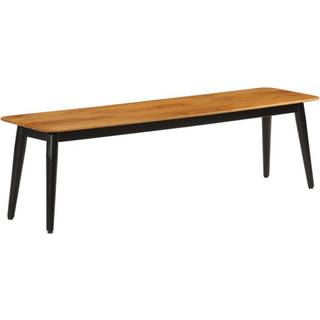 bænk 160x40x45 cm massivt mangotræ og jern