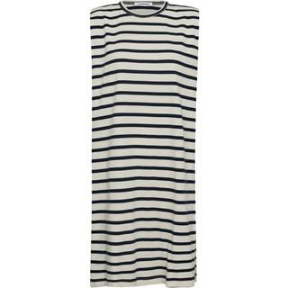 Co Couture ClassicCC Stripe ED Tee Dress Off white 36360