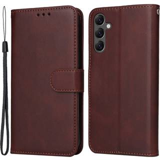 SKALO Samsung A25 5G PU-læder Pungetui - Brun