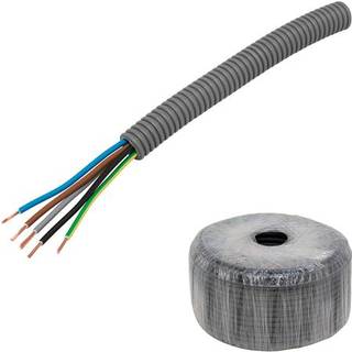 Pipelife FQ PowerFlex Kabel Traktater, temperaturklasse II 100 m, 5G1,5 mm², ydre Ø16 mm
