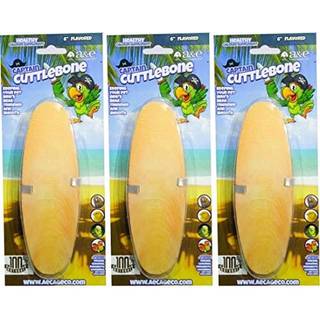 A & E Cage Company 3 Pack Captain Cuttlebones 6 tommer aromatiseret