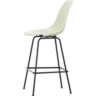 Vitra Eames Fiberglass Barstol Medium Parchment/Sort