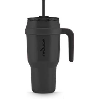 Reducer Cold1 40 Oz Tumbler med h?ndtag - Vakuumisoleret vandflaske i rustfrit st?l til hjemmekontor eller biler,
