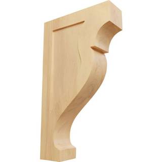 Ekena Millwork Corw03x08x14rkro Large Rockport Wood Corbels 2 1/2 """" W X 8 """" D X 14 """" H Red Oak