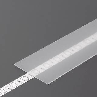 Cover til LED Profil - H - Slide - 1m - Frosted