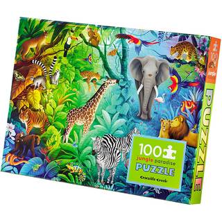 Puslespil med 100 brk. - Jungleparadis