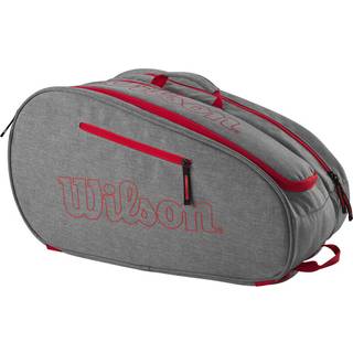 Wilson Team Padel Bag Grey/Bright Red