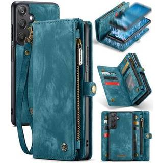 Samsung Galaxy A25 Caseme 008 2-i-1 Multifunktionel Pung - Blå