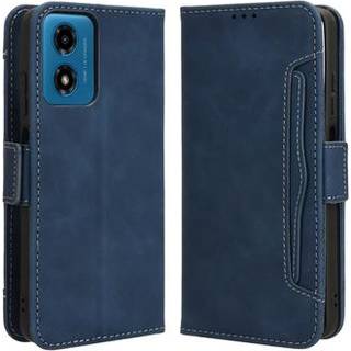 Motorola Moto G24 Power/G04/E14 Pung Cover med Kortholder - Blå