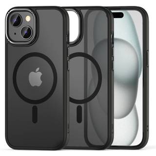 iPhone 15 Tech-Protect Magmat Bagside Cover - MagSafe Kompatibel - Mat Sort 2