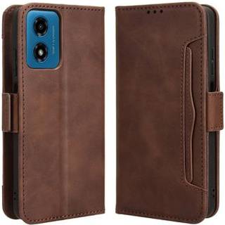 Motorola Moto G24 Power/G04/E14 Pung Cover med Kortholder - Brun