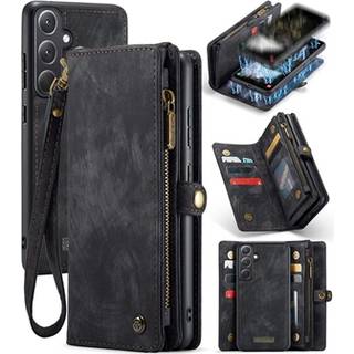 Samsung Galaxy A35 Caseme 008 2-i-1 Multifunktionel Pung - Sort
