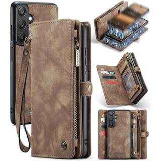 Samsung Galaxy A25 Caseme 008 2-i-1 Multifunktionel Pung - Brun