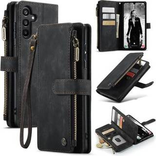 Samsung Galaxy A15 Caseme C30 Multifunktionel Pung - Sort
