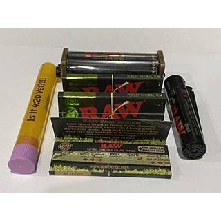 Raw Black Organic Hemp Papers 1¼