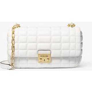 MK Tribeca Large Quilted Leather Shoulder Bag - White - Michael Kors - ONE SIZE