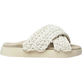 INUIKII Slipper Woven 101 White 41