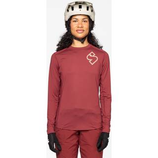 Sweet Protection Women's Hunter L/S Jersey Cykeljersey Damer størrelse L farve rød