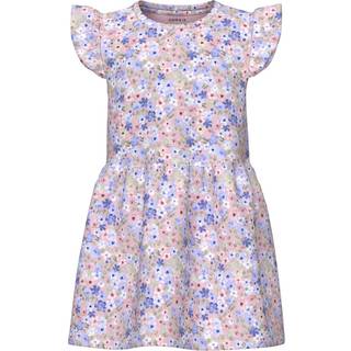 Name It Parfait Pink Blomster Kjole