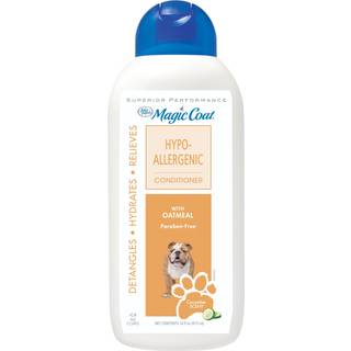 Four Paws Magic Coat hypoallergenisk hundebalsam - lindrer kløende hud, fugter pelsen, havregryn, agurkduft, fremstillet i USA, 16 oz