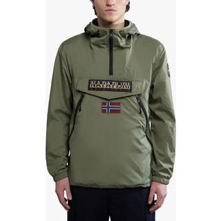 Napapijri Unisex Rainforest Ripstop Anorak Jacket Green Lichen, M