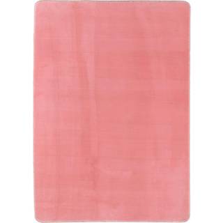 Luxy Shaggy tæppe Ensfarvet - Rosa - 200x290