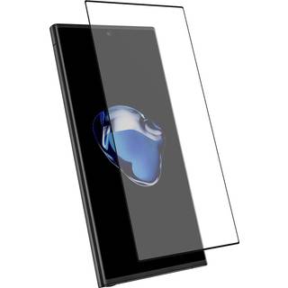 Samsung Galaxy S24 Ultra Holdit Hærdet Glas Skærmbeskyttelse 9H - Sort Kant