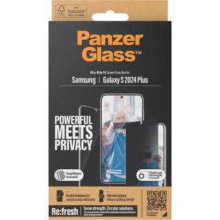 PanzerGlass Samsung Galaxy S24 Plus Privacy Skærmbeskytter (with EasyAligner) Ultra Wide Fit
