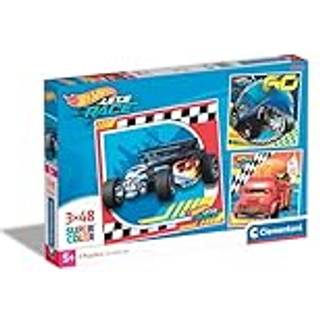 Clementoni Hot Wheels Puslespil 3x48