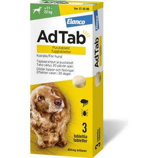 AdTab tyggetabletter til hunde > 11 - 22 kg- Fri fragt over 249