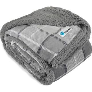 Petami Dog T?ppe til mellemstore store hunde Pet Bed T?ppe Cat Puppy Kitten Fleece M?bler Couch Cover Protector Sofa Bil Soft Sherpa Hund Kast Pl