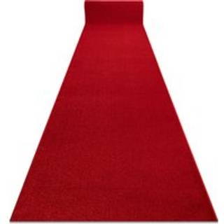 Fortovet KARMEL Glat karmin / rød 100 cm 100x910 cm