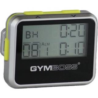 Gymboss Interval Timer og StopWatch - S?lv/gul metallisk glans