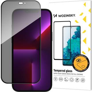Wozinsky Privacy Skærmbeskytter til iPhone 15 Pro - Sort