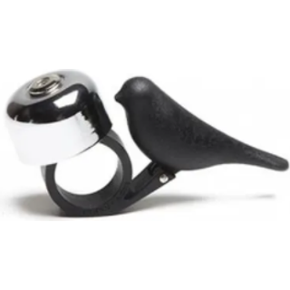 Qualy Bird Bike Bell, Sort