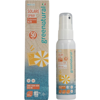 Greenatural Sunscreen Spray SPF 50 Solcreme lotion på spray SPF 50 100 ml - 100 ml