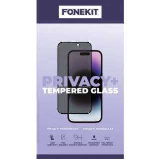 FoneKit Privacy+ Full Cover, iPhone 14 Pro Max, sort