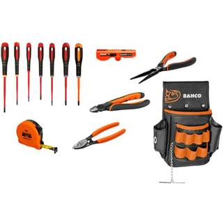 Bahco elektriker bæltetaske med værktøj