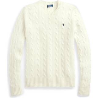 Polo Ralph Lauren Cable-knit cashmere and wool sweater - white - XL