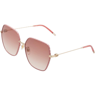 Furla SFU628 0323 59 Solbriller Kvinder Lyserød - Glossy Rose Gold Pink - 59mm