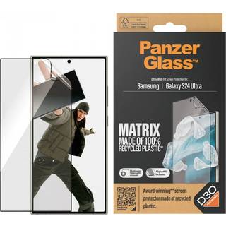 PanzerGlass MATRIX Screen Protector with D3O Samsung Galaxy S24 Ultra | Ultra-Wide Fit w. AlignerKit