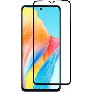 Oppo A58 4G Skærmbeskyttelse Hærdet Glas - Full Fit - Sort Kant