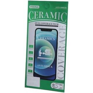 iPhone 14 Pro Keramisk Skærmbeskyttelse Hærdet Glas - 9H - Sort Kant