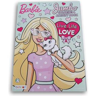 Lazy Days Barbie Live Life With Love Coloring and Activity Book - 96 sider