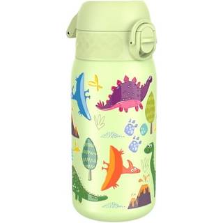 Vandflaske til børn, rustfrit stål, 400 ml, Dinosaurs - Ion8