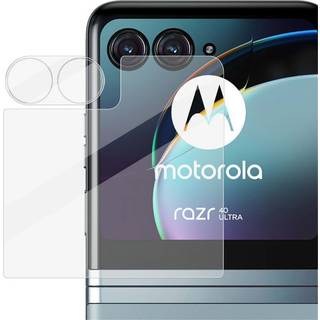 Imak Hærdet Glas Linsebeskytter + Skærmbeskytter Motorola Razr 40 Ultra Gennemsigtig