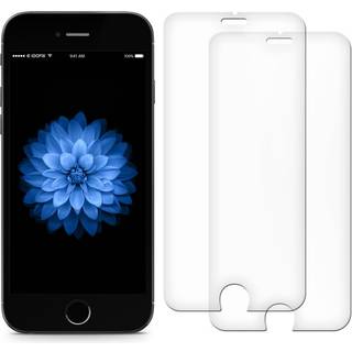 2-PAK SKALO iPhone 7/8 Plus Hærdet Glas Skærmbeskyttelse